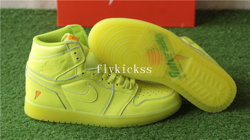 Authentic Air Jordan 1 OG High Lemon Lime Gatorade